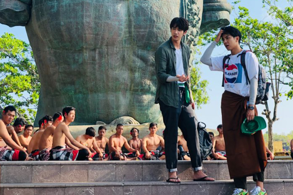 Korean actor Lee Seung-gi (right) and Taiwanese actor Jasper Liu team up for new Netflix travel-reality show Twogether. Photo: Netflix