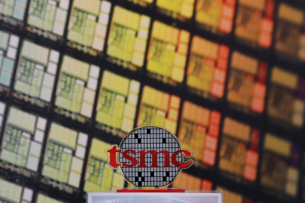 A logo of Taiwan Semiconductor Manufacturing Co (TSMC) is seen at its headquarters in Hsinchu, Taiwan. Photo: Reuters