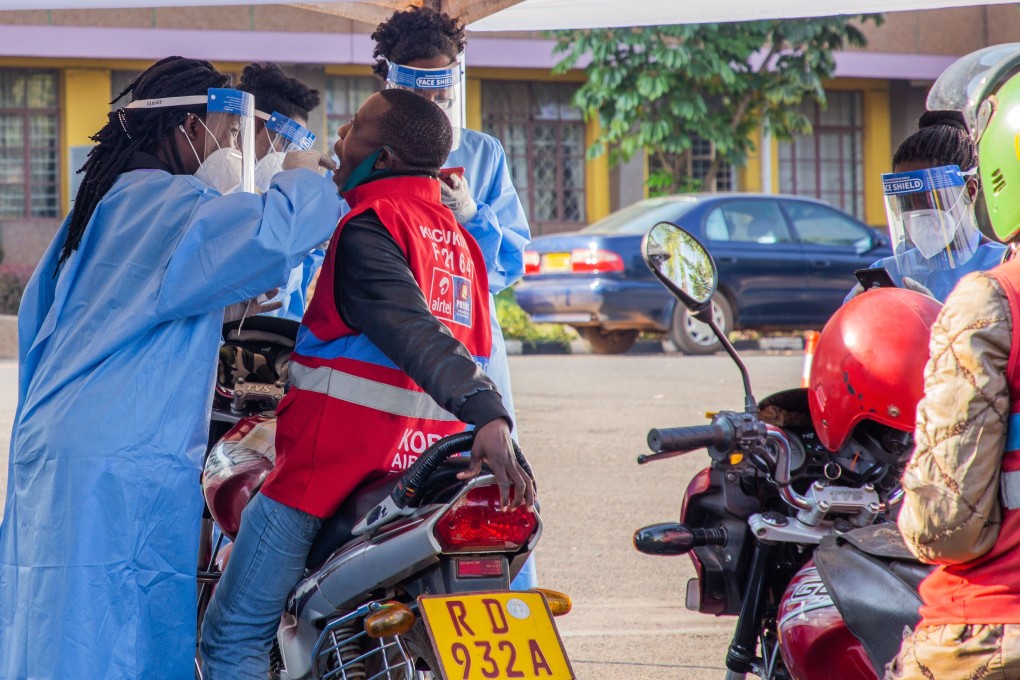 The Rwandan government has begun Covid-19 street testing in the capital Kigali. Photo: Xinhua