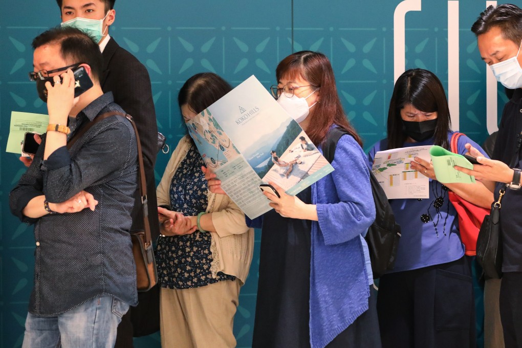 A property launch in Hong Kong over the weekend. Photo: May Tse