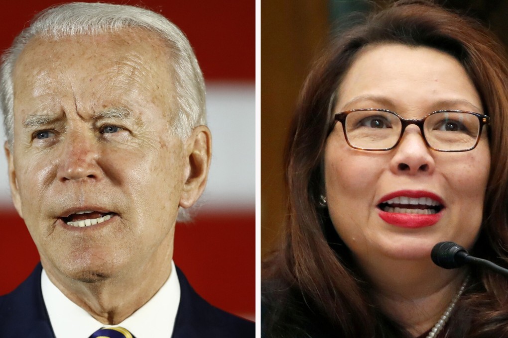Senator Tammy Duckworth’s diverse background, military credentials and attack dog ability have caught the attention of Democratic donors and Joe Biden’s team. Photo: AP