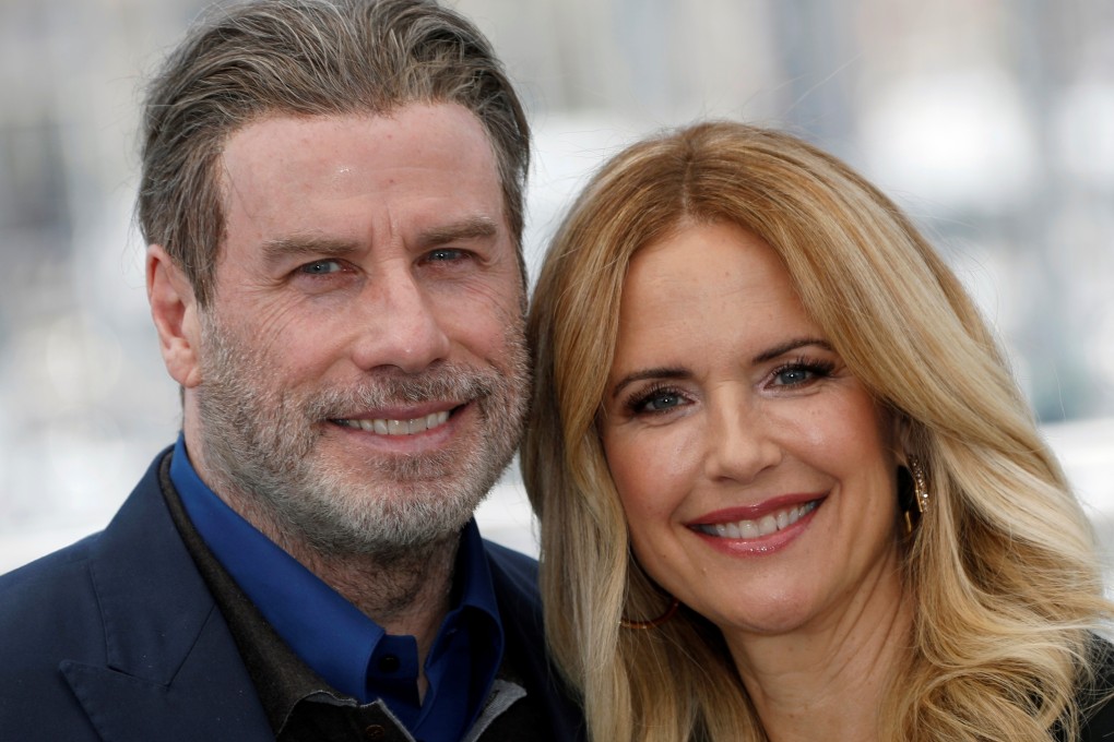 John Travolta and Kelly Preston in 2018. File photo: Reuters