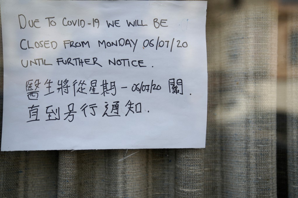 A sign hangs on the door of a closed restaurant amid the coronavirus crisis. Museums are collecting signs such as these and other artefacts that document life during the pandemic. Photo: Reuters