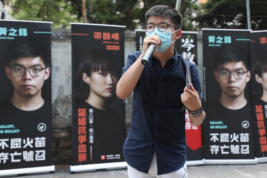 Joshua Wong was among candidates in the primary who won big. Photo: Xiaomei Chen