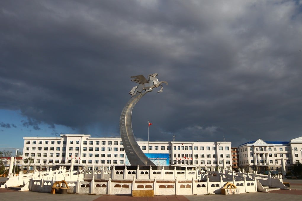 The downtown area of Xinbaerhu Zuoqi in Hulunbuir. A new air route connects Huizhou with the Inner Mongolia city. Photo: Simon Song