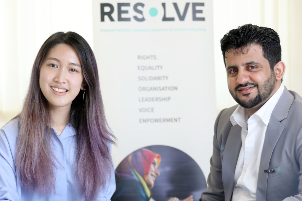 Kelly Shek of Resolve Foundation with Saad Hemyar Hussein Abdo Ayedh. Photo: K. Y. Cheng
