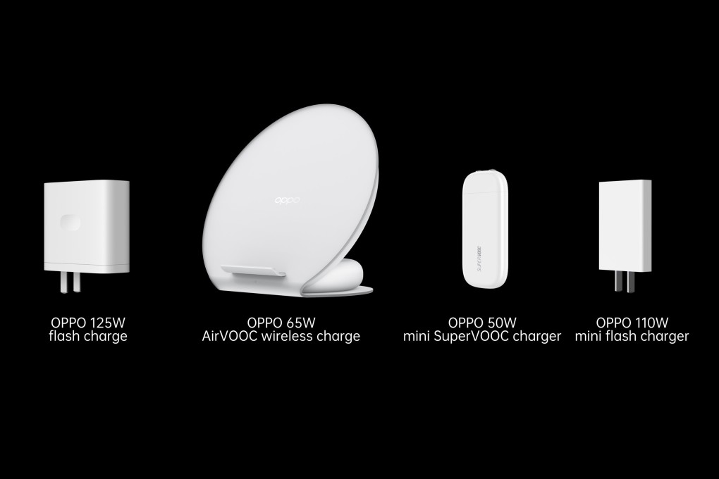 Chinese smartphone giant Oppo introduces its fastest charging solutions to date. Photo: Handout