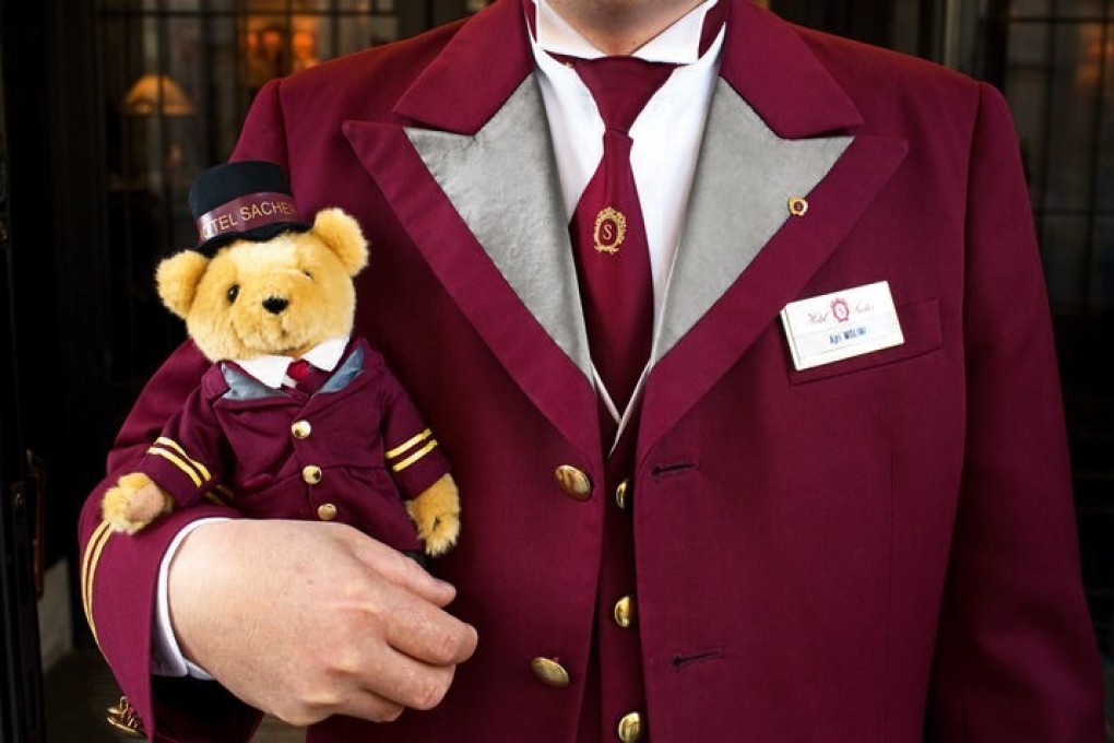 Hotel Sacher’s Franz bear. Photo: Hotel Sacher