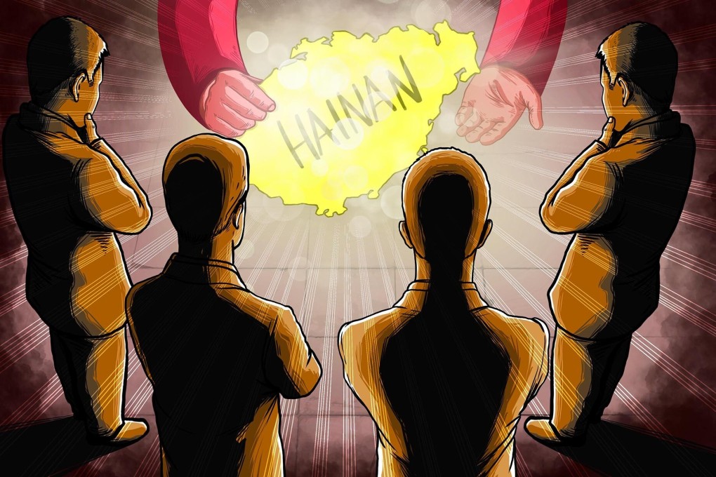 China plans to turn Hainan into an internationally influential commercial hub by the middle of the century. Illustration: Kuen Lau