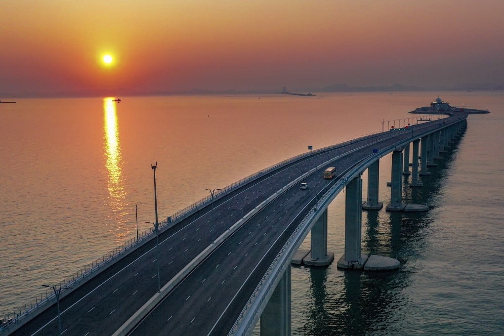 The HZMB, which cost around 120 billion yuan to build, operates 24 hours a day and connects major cities across the southern Pearl River Delta region. Photo: Winson Wong