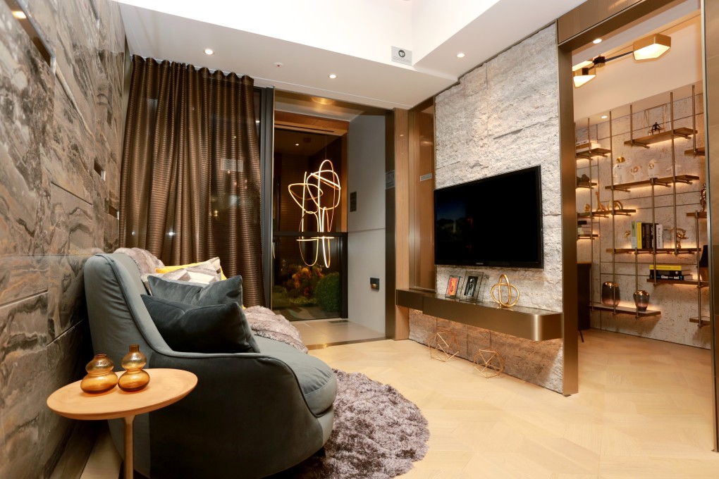The interior of a show unit at Sun Hung Kai Properties’ Regency Bay project in Tuen Mun. Photo: Handout