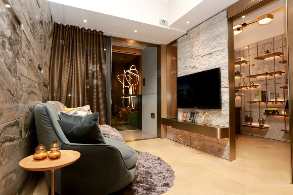 The interior of a show unit at Sun Hung Kai Properties’ Regency Bay project in Tuen Mun. Photo: Handout