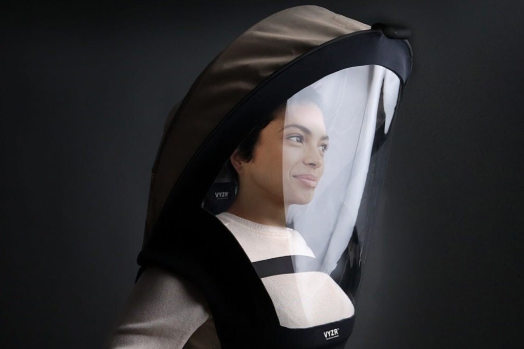 A company in Toronto, Canada, has launched an astronaut-style hazmat suit for anxious fliers to wear during the coronavirus pandemic.