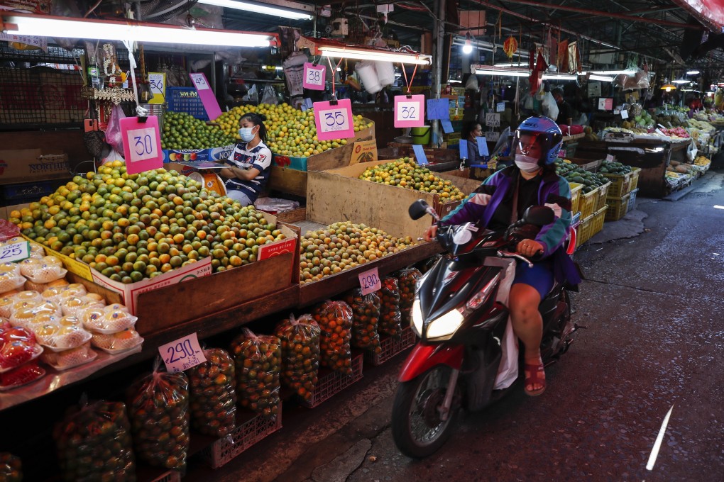 Thailand’s GDP is expected to contract by more than 8 per cent in 2020, according to the Bank of Thailand, as it recovers from the economic impact of Covid-19. Photo: EPA