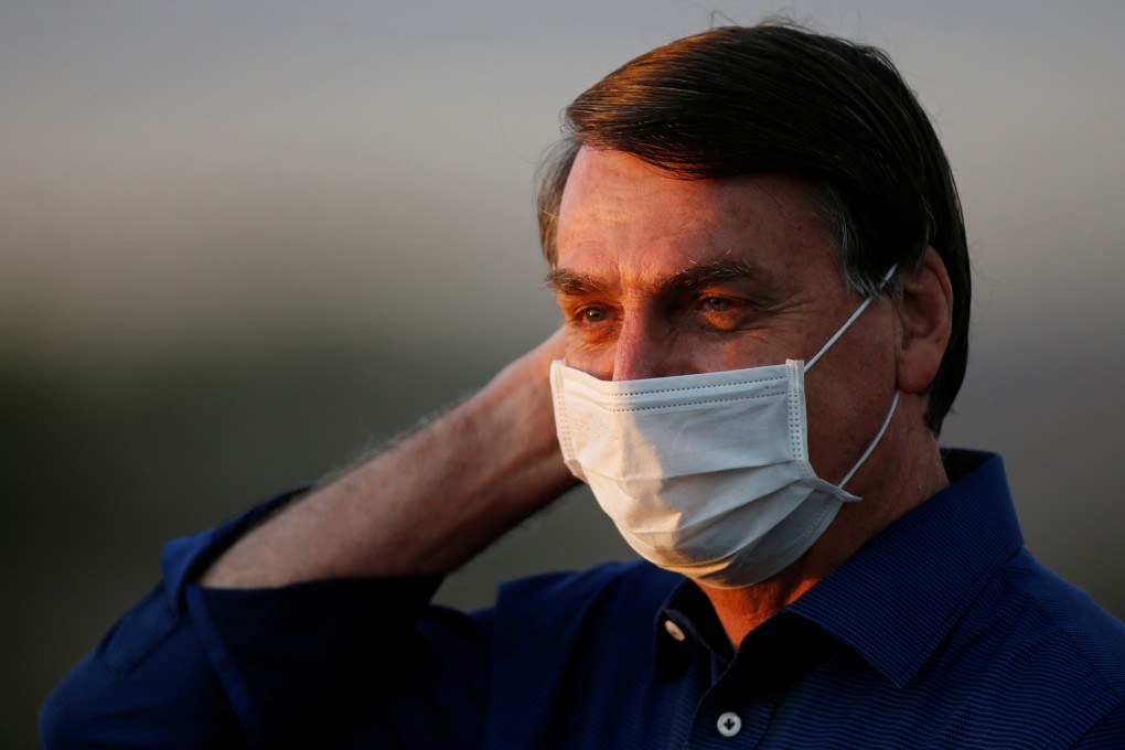 Brazil's President Jair Bolsonaro at the Alvorada Palace. Photo: Reuters