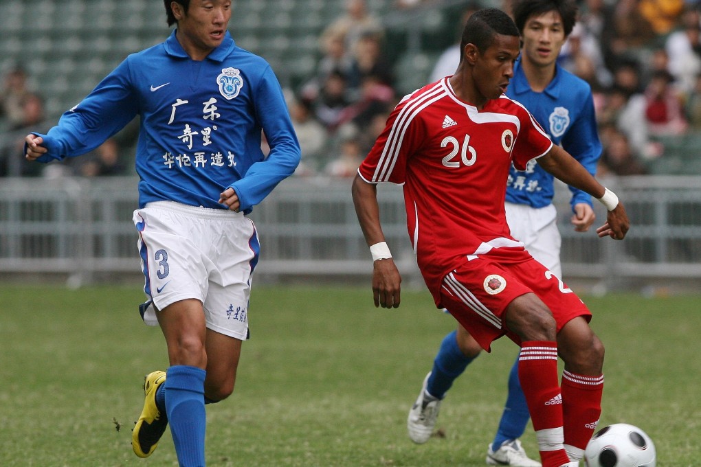 Itaparica in action in the 2017 Interport Cup at Hong Kong Stadium. Photo: SCMP