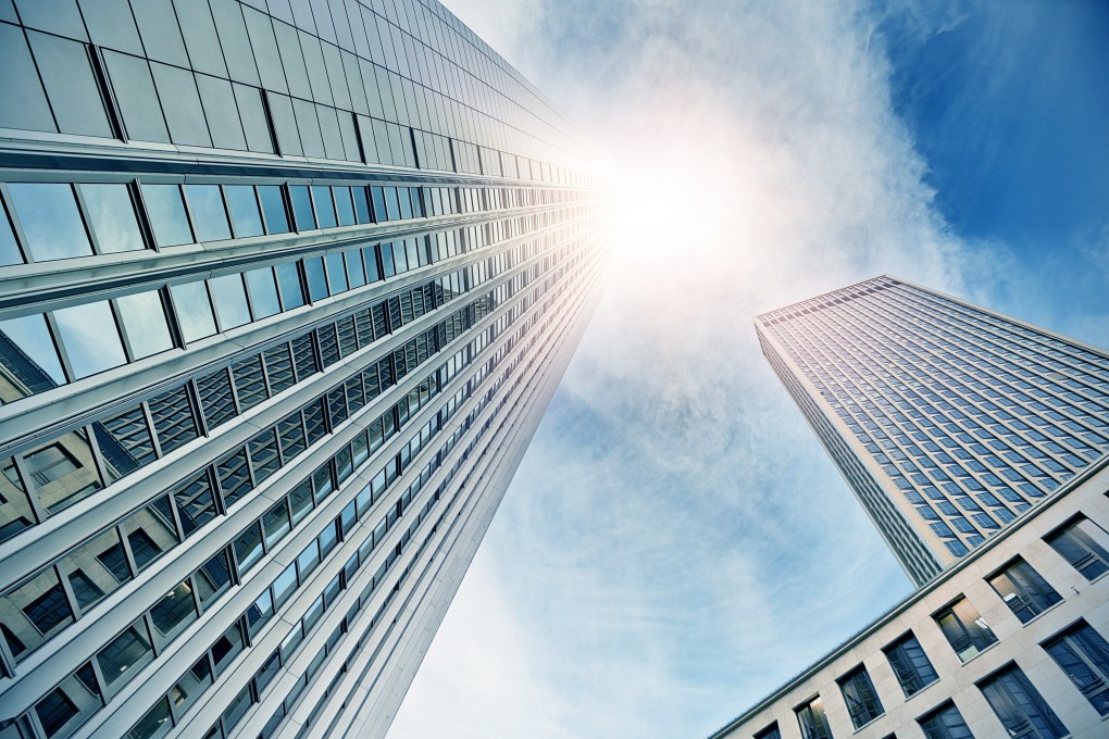 Office buildings in Frankfurt. The Immune Building Standard can be used for all types of buildings and will be regularly updated while it is being proposed to the EU. Photo: Shutterstock Images