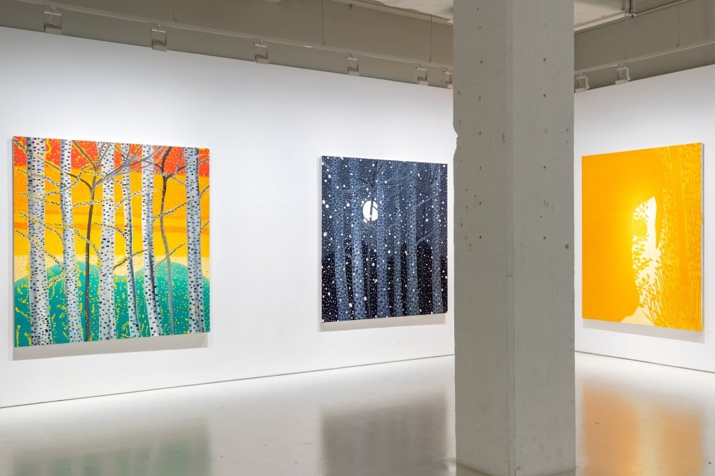 Works by the late Canadian artist Matthew Wong on display at the Massimo De Carlo gallery in Hong Kong in 2019. “The eye for detail he had was amazing,” says its director, Claudia Albertini. Photo: courtesy Massimo De Carlo, Milan/London/Hong Kong