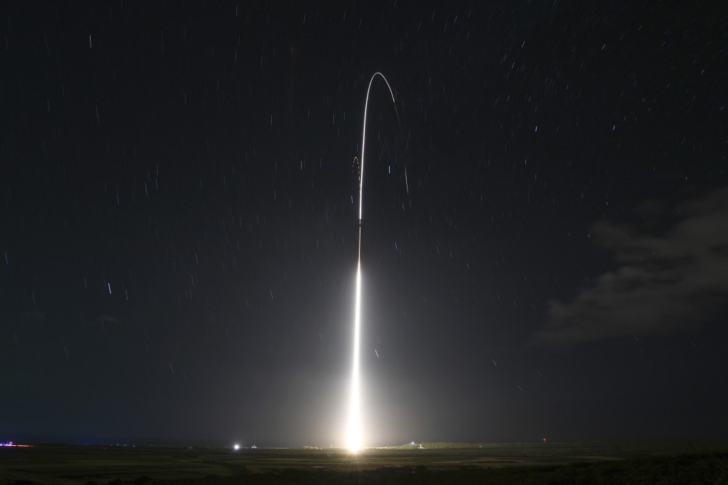 The US military's land-based Aegis missile defence testing system being launched in 2018 on the island of Kauai in Hawaii. Photo: AP