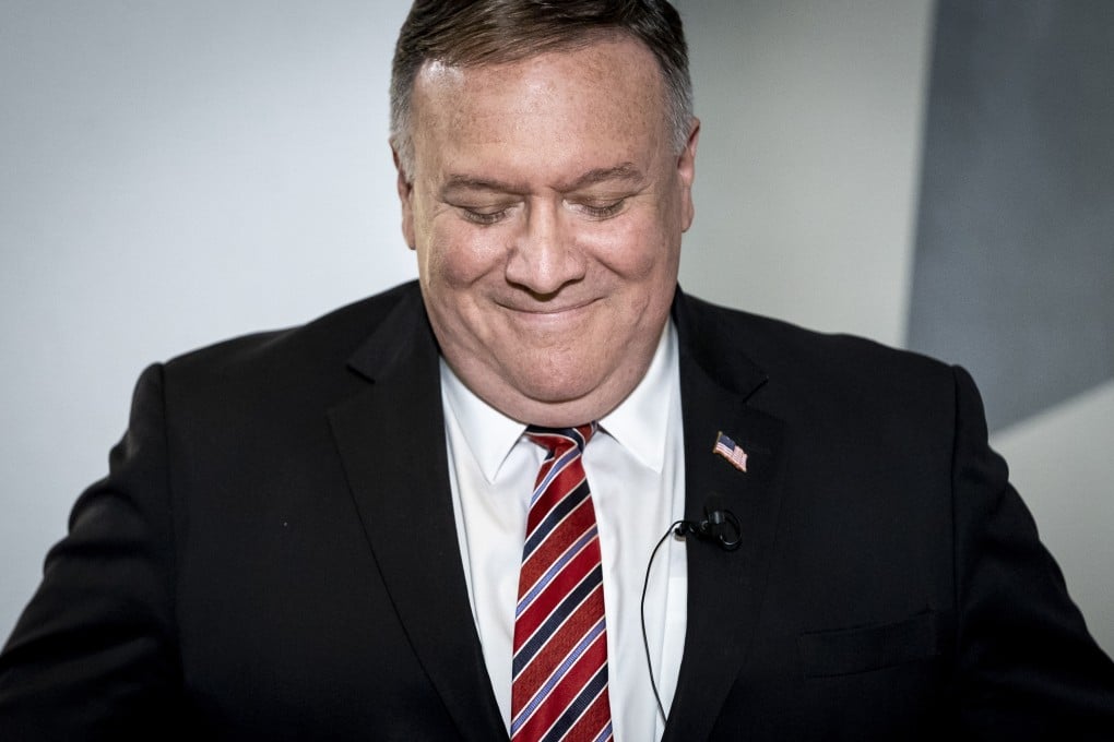 US Secretary of State Mike Pompeo said India should reduce its reliance on Chinese companies. Photo: EPA