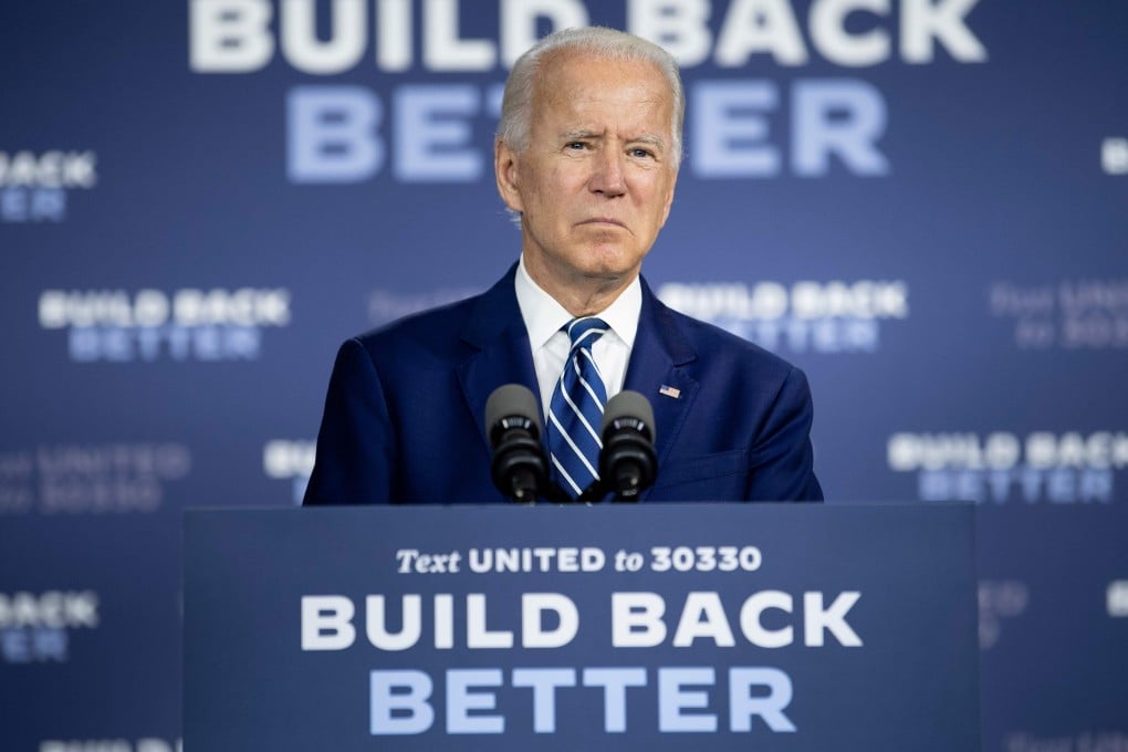 US Democratic presidential candidate Joe Biden speaks at a campaign event in Delaware earlier this week. Photo: AFP