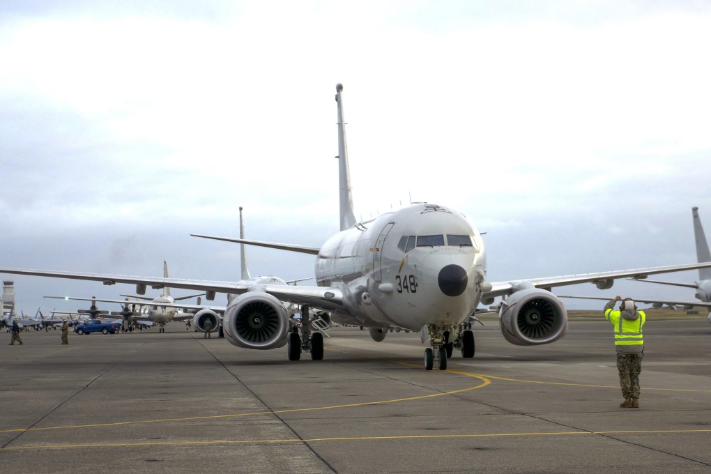A P-8A Poseidon, designed for anti-submarine warfare, is among the US military planes which have been spotted flying close to China’s coast in recent weeks. Photo: AP