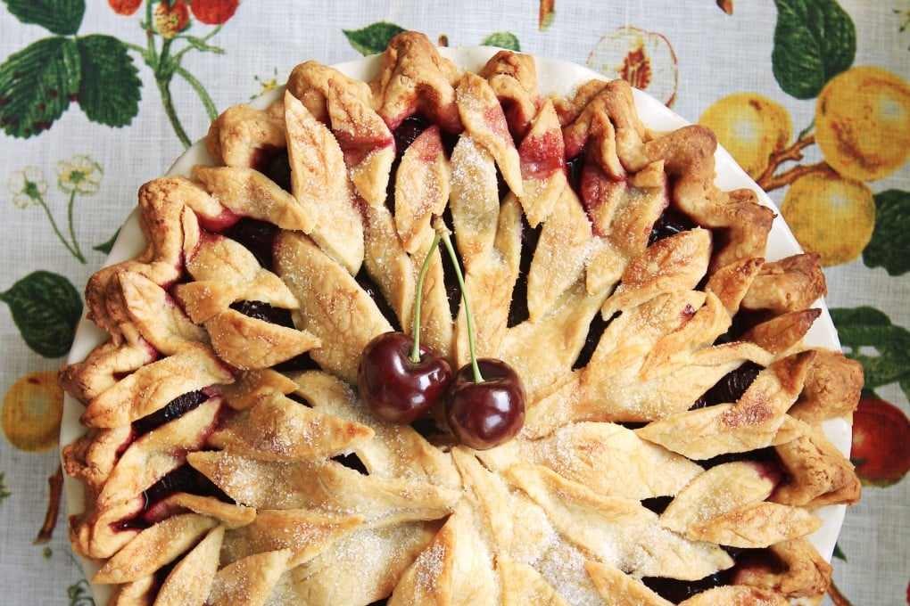 Susan Jung’s deep-dish cherry pie with flaky pastry. Photo: SCMP / Jonathan Wong. Styling: Nellie Ming Lee
