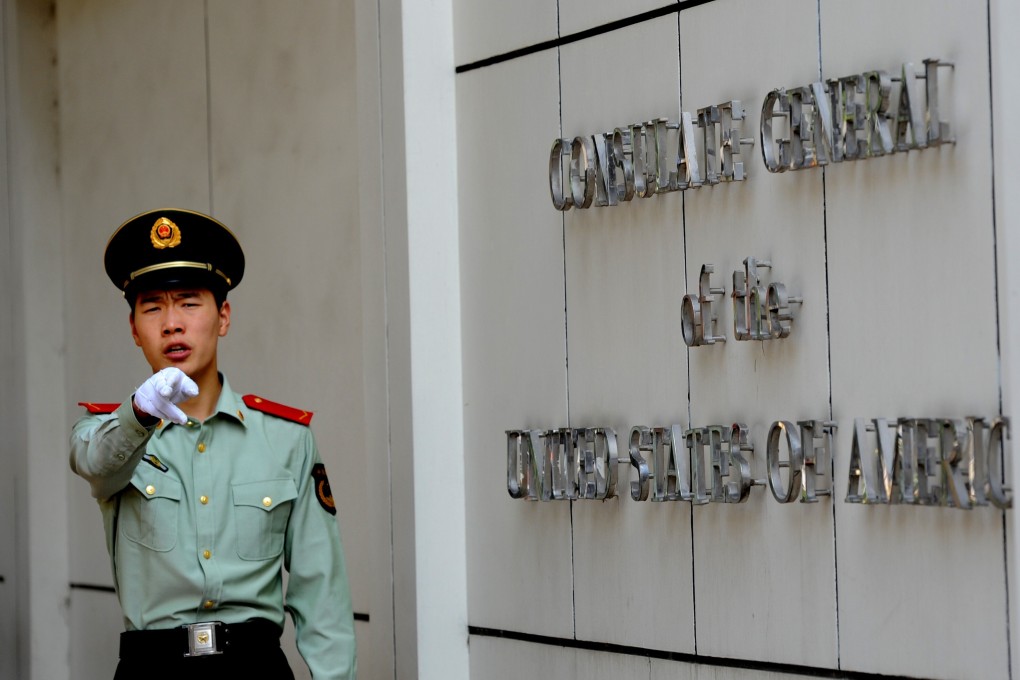 Bilateral tensions: the US has been told to shut its Chengdu consulate in retaliation for Washington’s abrupt order for China to close its Houston mission. Photo: AFP