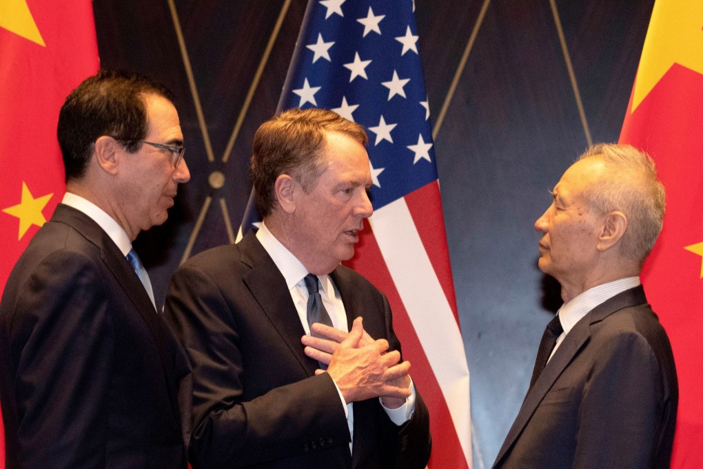 Under the terms of their phase one trade deal, officials from China and US are scheduled to hold talks next month. Photo: Reuters