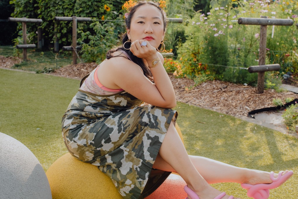 Seattle-based designer Tiffany Ju wants customers to know that accessories from her brand Chunks are ‘proudly made in China’.