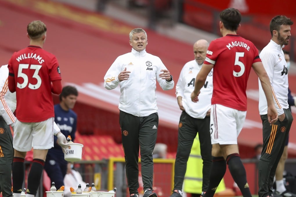 Ole Gunnar Solskjaer’s Manchester United will be looking to avoid a second season without Champions League football on the final day of the Premier League season. Photo: EPA