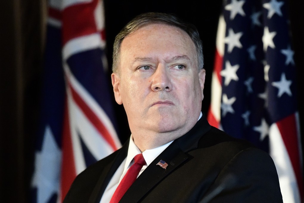 US Secretary of State Mike Pompeo delivered a speech that was billed as an epochal change in policy on China, by calling for the “monster” to be slain. Photo: EPA-EFE