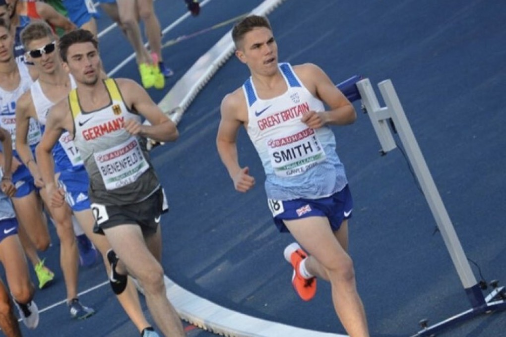 Hong Kong-raised Jake Smith at the European Athletics U-23 Championships in Sweden in July 2019. Photo: Handout