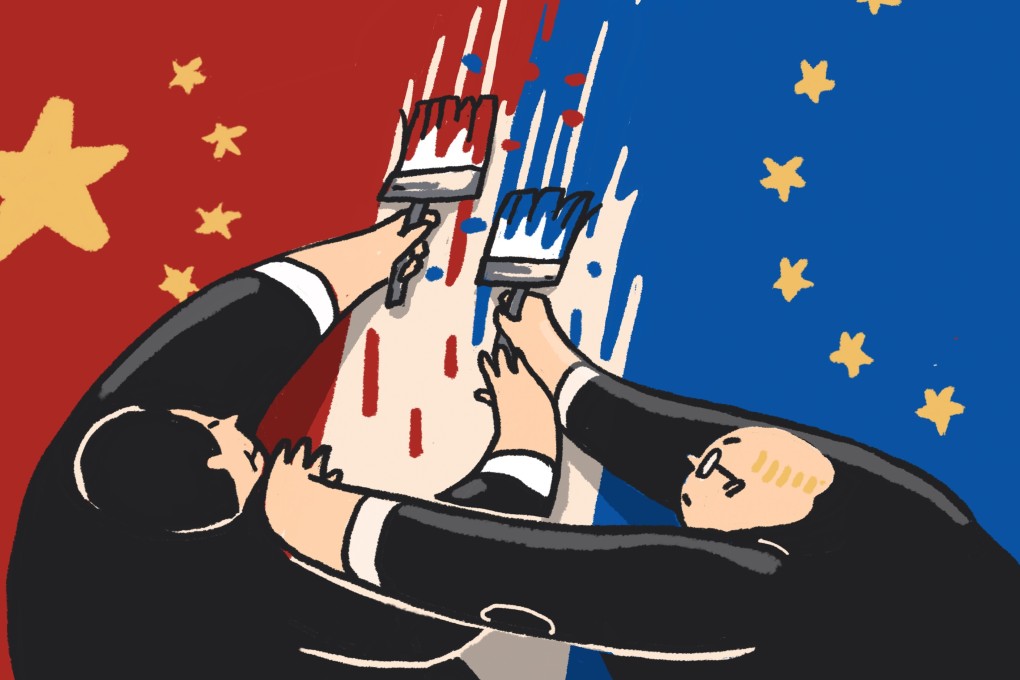 The clock is ticking on EU-China investment talks, which after seven years have yielded little progress as both sides are still far apart on key issues. Illustration: Perry Tse