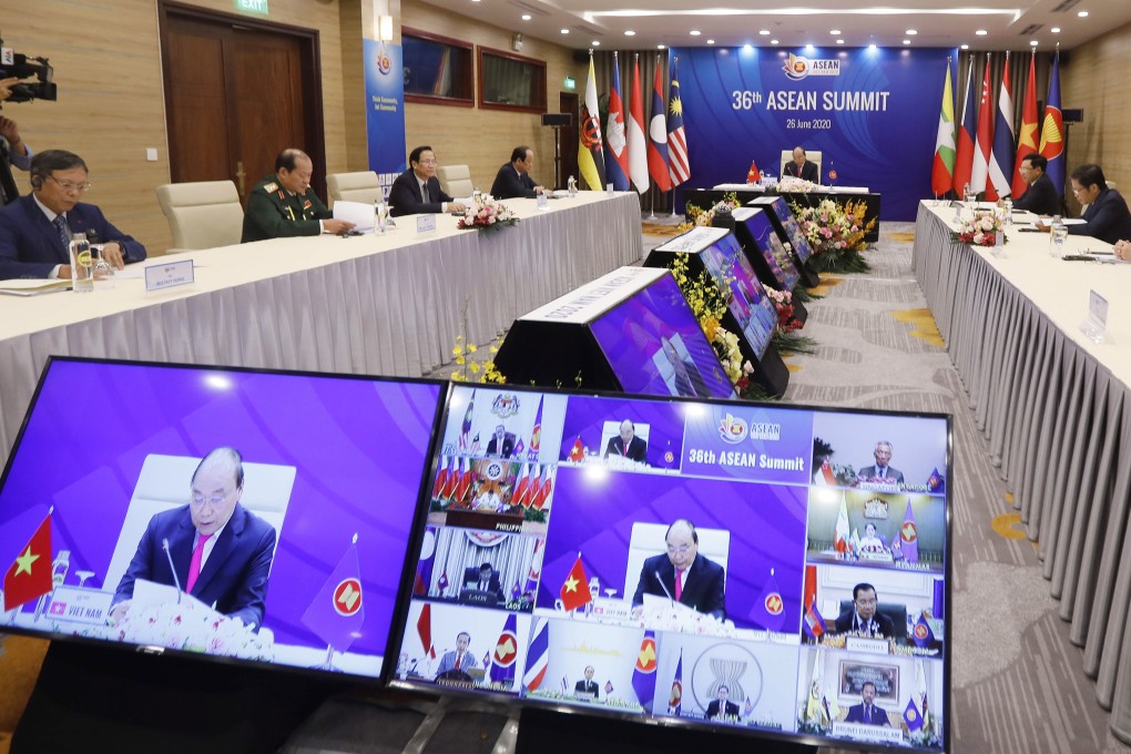 Asean leaders are increasingly torn between Beijing and Washington. Photo: EPA-EFE