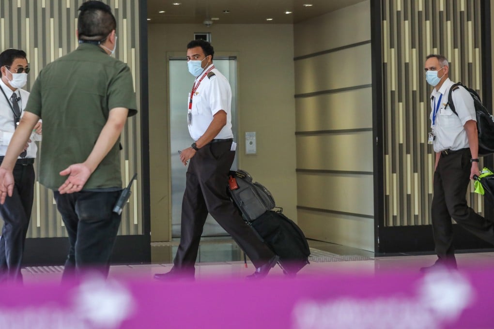Aircrew are exempt from having to undergo 14 days’ quarantine in Hong Kong. Photo: K. Y. Cheng