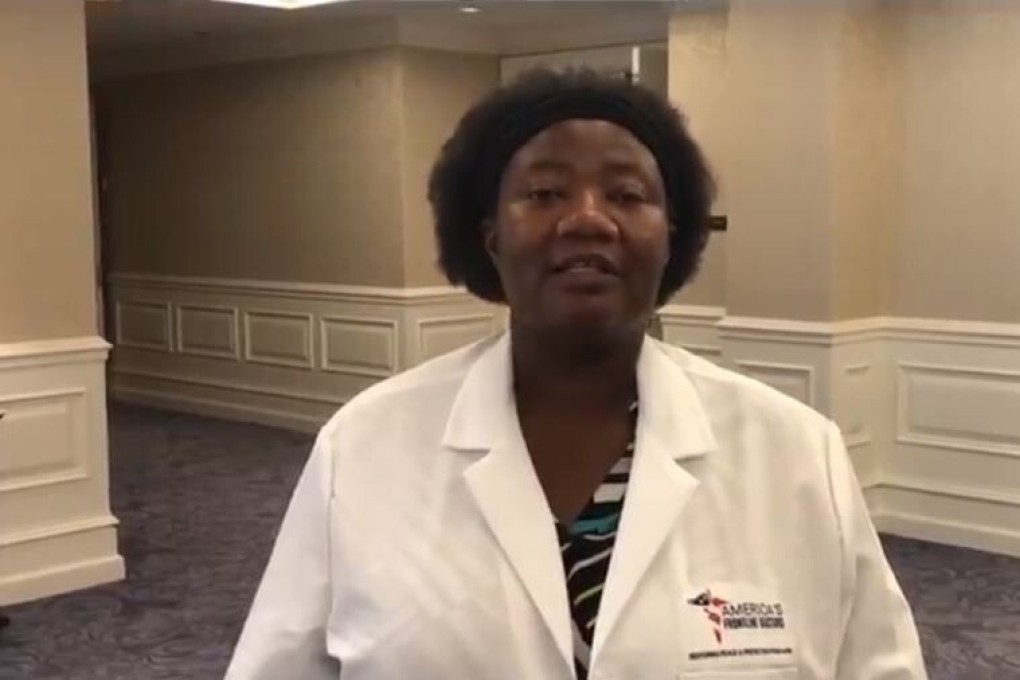 Dr Stella Immanuel has drawn attention to a little-known group calling themselves ‘America’s Frontline Doctors’. Photo: Twitter