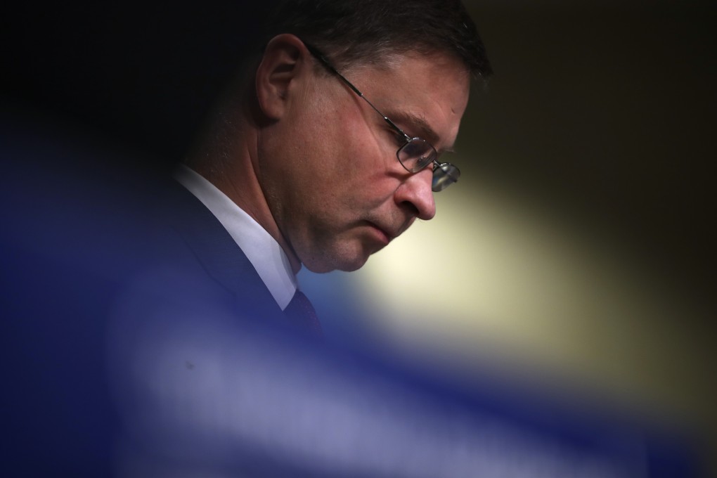 European Commission Executive Vice-President Valdis Dombrovskis said the EU-China relationship was important but “not an easy one”. Photo: AFP