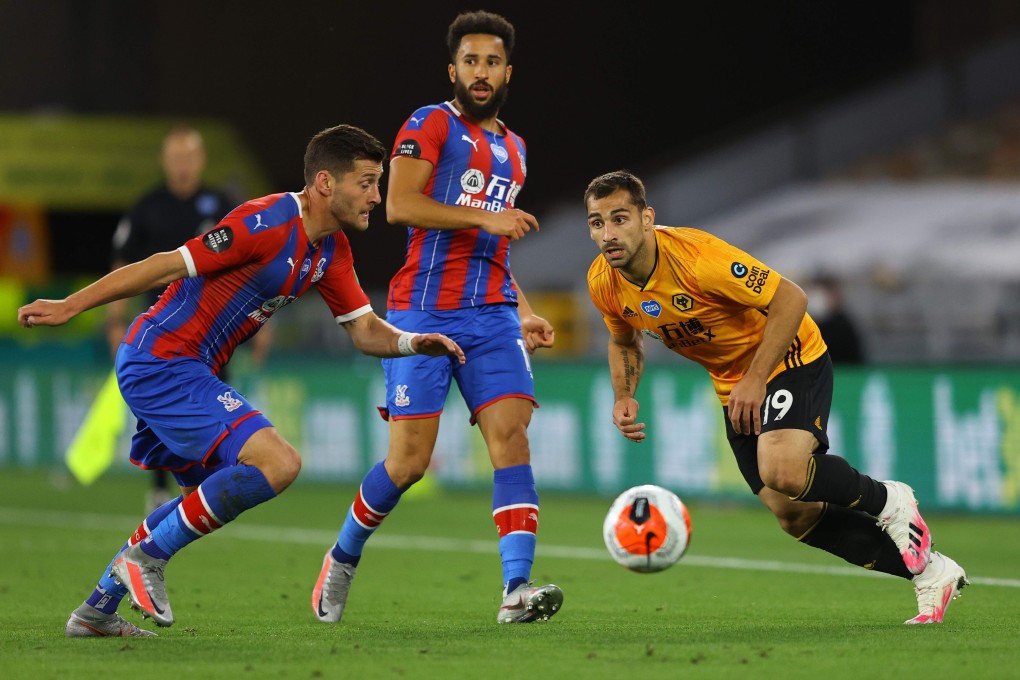 English Premier League sides Wolverhampton Wanderers and Crystal Palace were both sponsored by ManBetX for the 2019-20 season. Photo: AFP