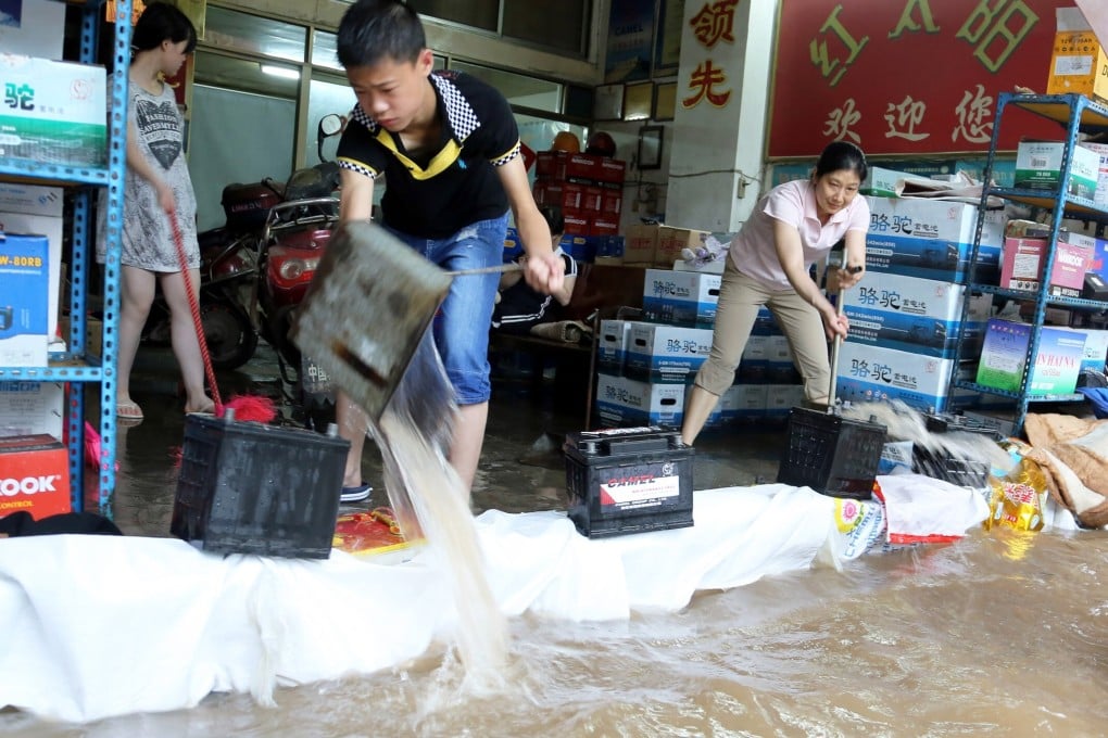 The Chinese government estimates that the economic costs of the floods, which have so far affected 27 of China’s provincial-level jurisdictions, is likely to hit 144.43 billion yuan (US$20.6 billion). Photo: AP
