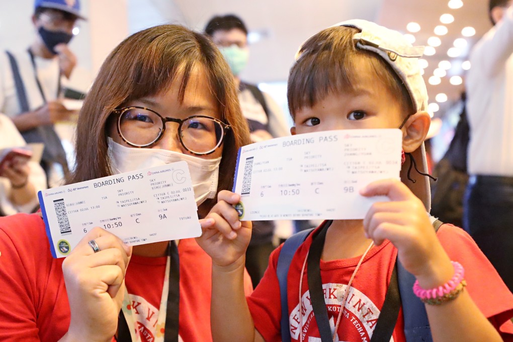 The flights to nowhere organised by Songshan Airport in Taipei proved very popular. Photo: CNA