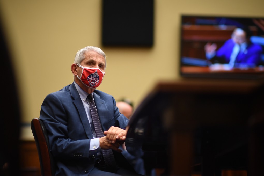 Anthony Fauci testifies during a House Subcommittee on the Coronavirus Crisis hearing. Photo: AFP
