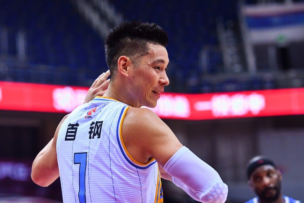 Jeremy Lin in action for the Beijing Ducks against the Fujian Sturgeons in the Chinese Basketball Association play-offs. Photo: Xinhua