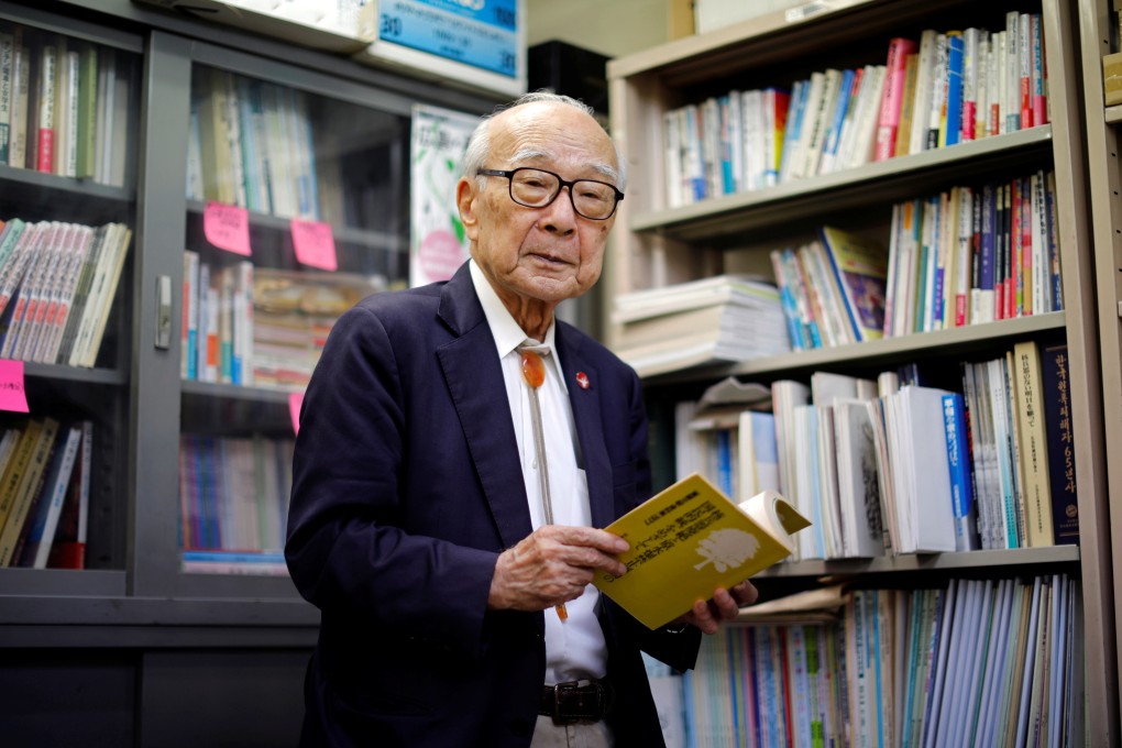 Nagasaki atomic bombing survivor Terumi Tanaka. Photo: Reuters