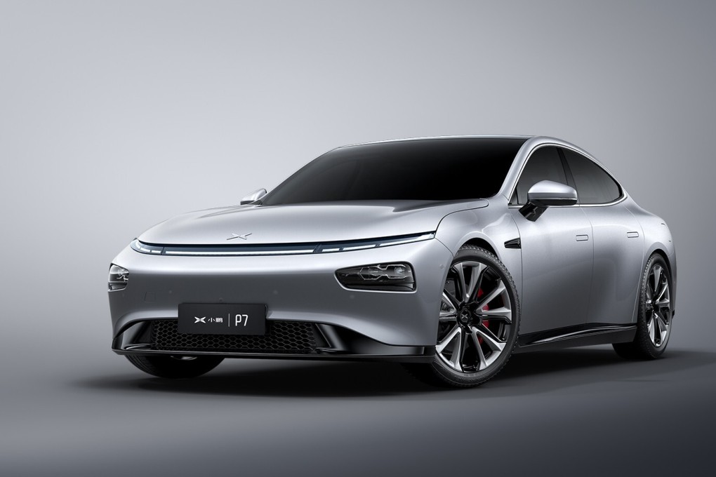 Xpeng’s P7 sports sedan model. Photo: SCMP Handout