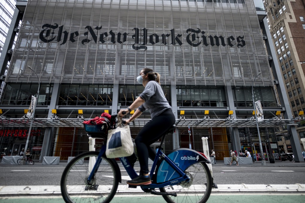 The New York Times has already said it will move digital operations from Hong Kong to Seoul. Photo: AFP