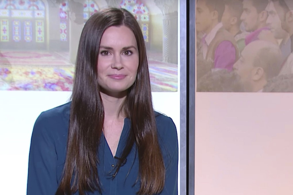 University of Melbourne academic Kylie Moore-Gilbert appears on ‘The Modern Middle East’ in 2017. Photo: AP