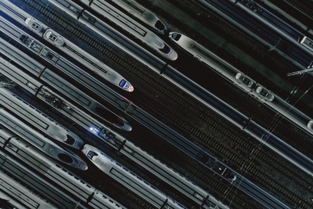 Bullet trains pictured in Guangzhou, Guangdong province. Greater Bay Area is an ambitious scheme announced by the Chinese government in 2017 to link Hong Kong, Macau and nine cities in Guangdong to create a competitive mega hub. Photo: Reuters