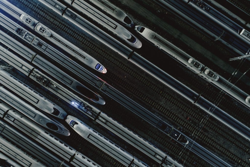 Bullet trains pictured in Guangzhou, Guangdong province. Greater Bay Area is an ambitious scheme announced by the Chinese government in 2017 to link Hong Kong, Macau and nine cities in Guangdong to create a competitive mega hub. Photo: Reuters