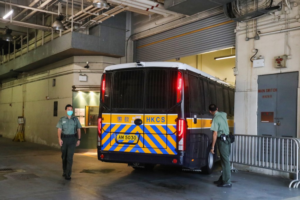 Tong Ying-kit, 23, arrives in court on Wednesday, where his defence team mounted a legal challenge of the new national security law’s rules governing bail. Photo: K. Y. Cheng